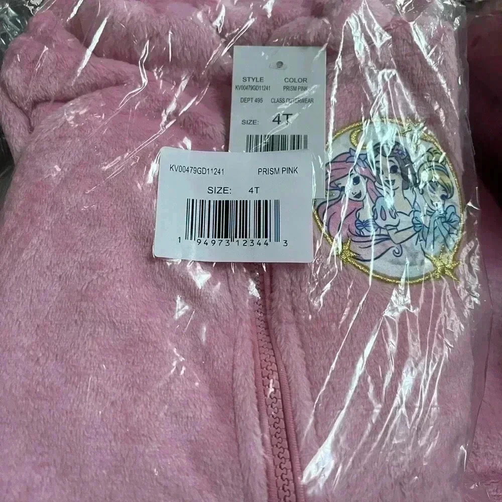 Disney Princess Soft Woobie Jacket. New with Tags. Size 3T - Picture 5 of 5